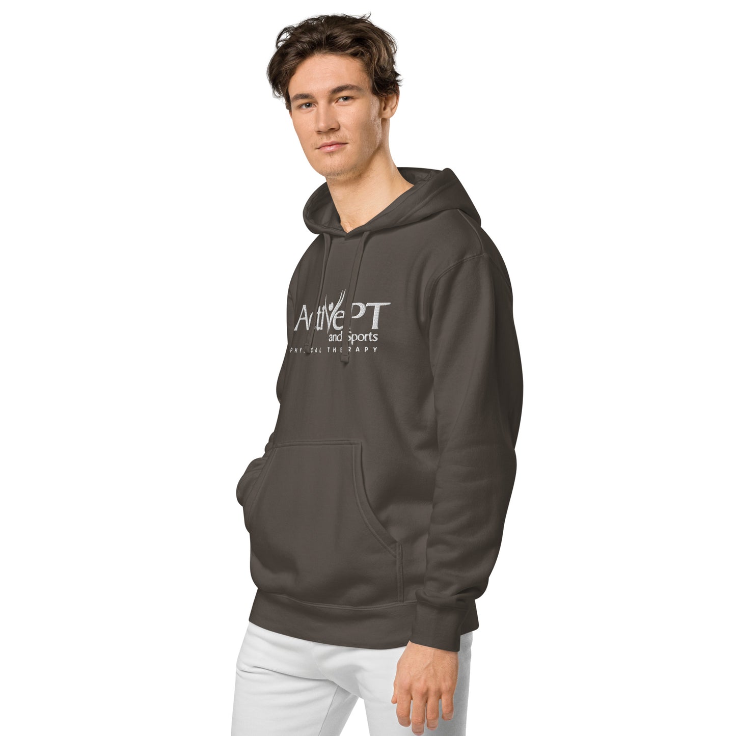 Unisex pigment-dyed hoodie